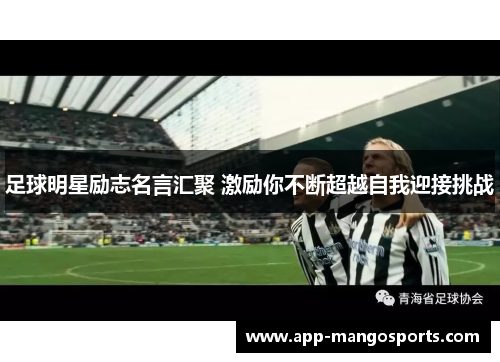 足球明星励志名言汇聚 激励你不断超越自我迎接挑战