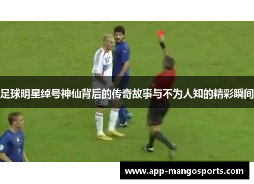足球明星绰号神仙背后的传奇故事与不为人知的精彩瞬间
