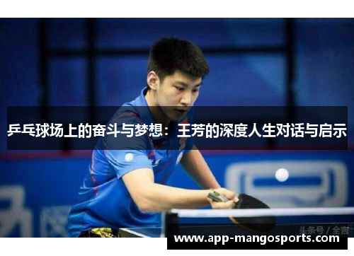 乒乓球场上的奋斗与梦想：王芳的深度人生对话与启示