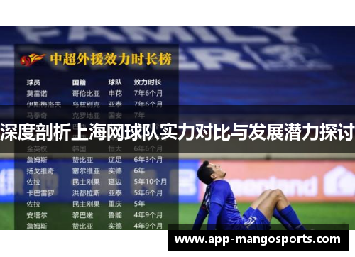 深度剖析上海网球队实力对比与发展潜力探讨